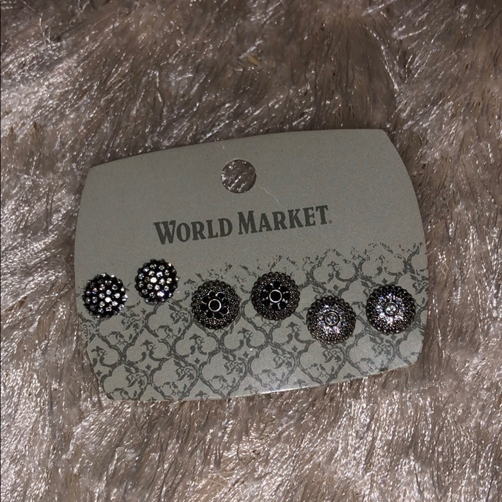 Boho Chic 3 Pair Earrings